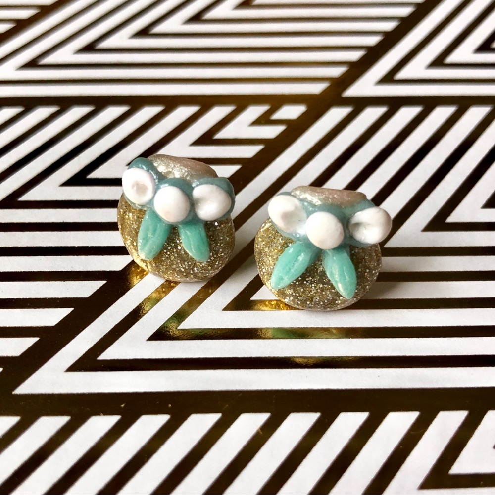 Polymer Clay Christmas Ornament Earrings
